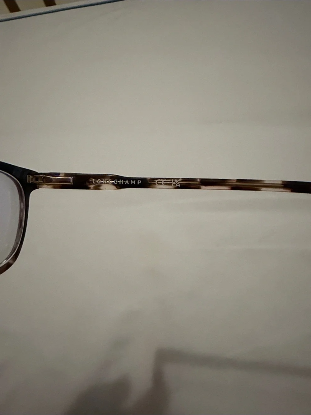 Longchamp Classic Tortoiseshell Rectangular Glasses